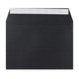 Envelope preto de alto gramagem com janela 162x229 mm (C5)