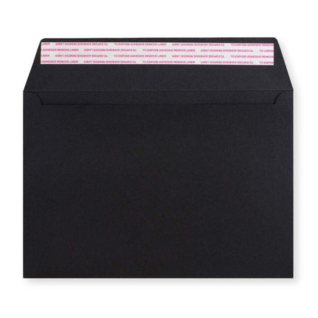 Envelope preto de alto gramagem 162x229 mm (C5)