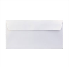Pearlescent Envelopes White 110 x 220 mm (DL) Peel and Seal