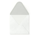 Envelope branco com efeito martelado 110x100 mm