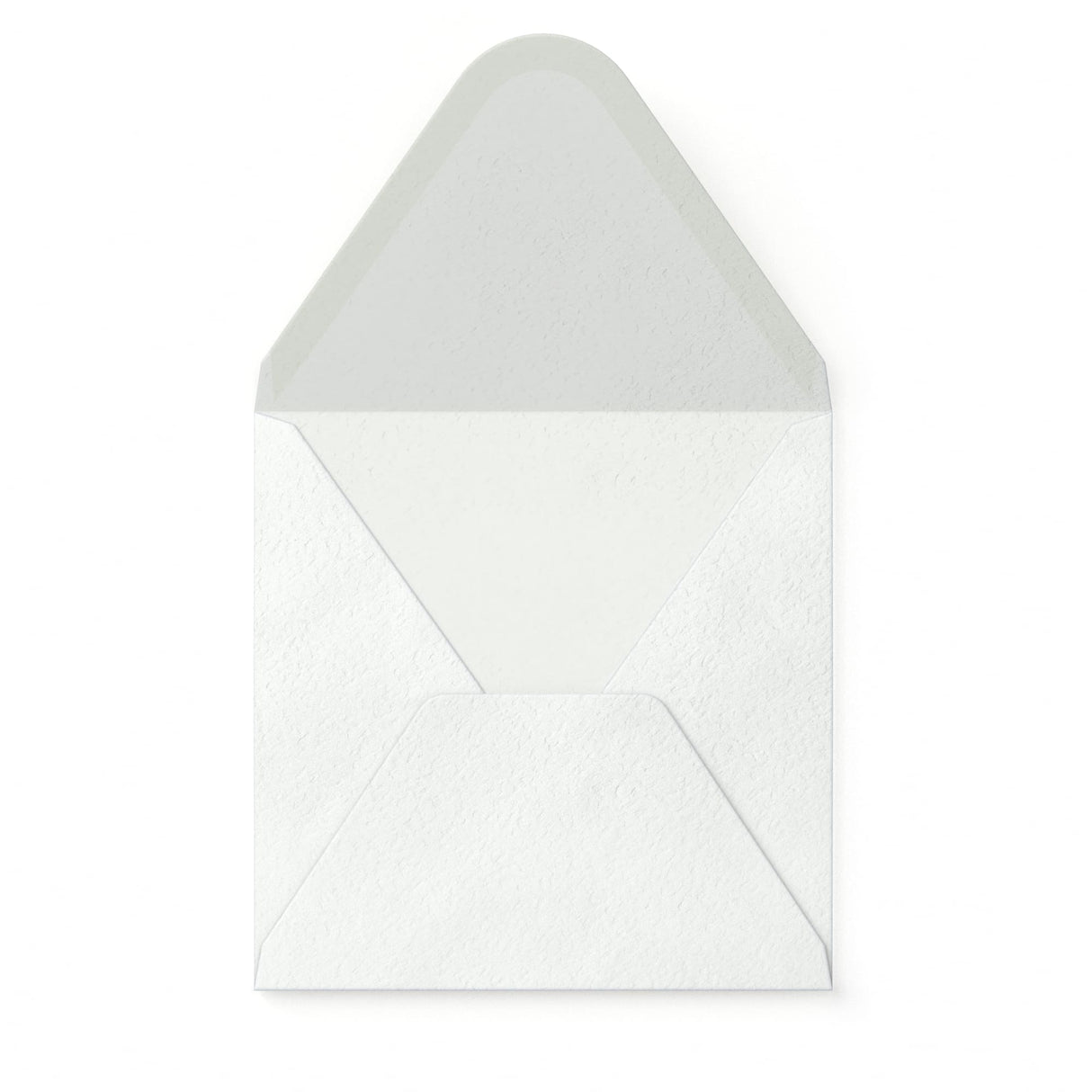 Envelope branco com efeito martelado 130x130 mm