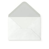 Envelope branco com efeito martelado 133x184 mm