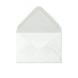 Envelope branco com efeito martelado 62x94 mm