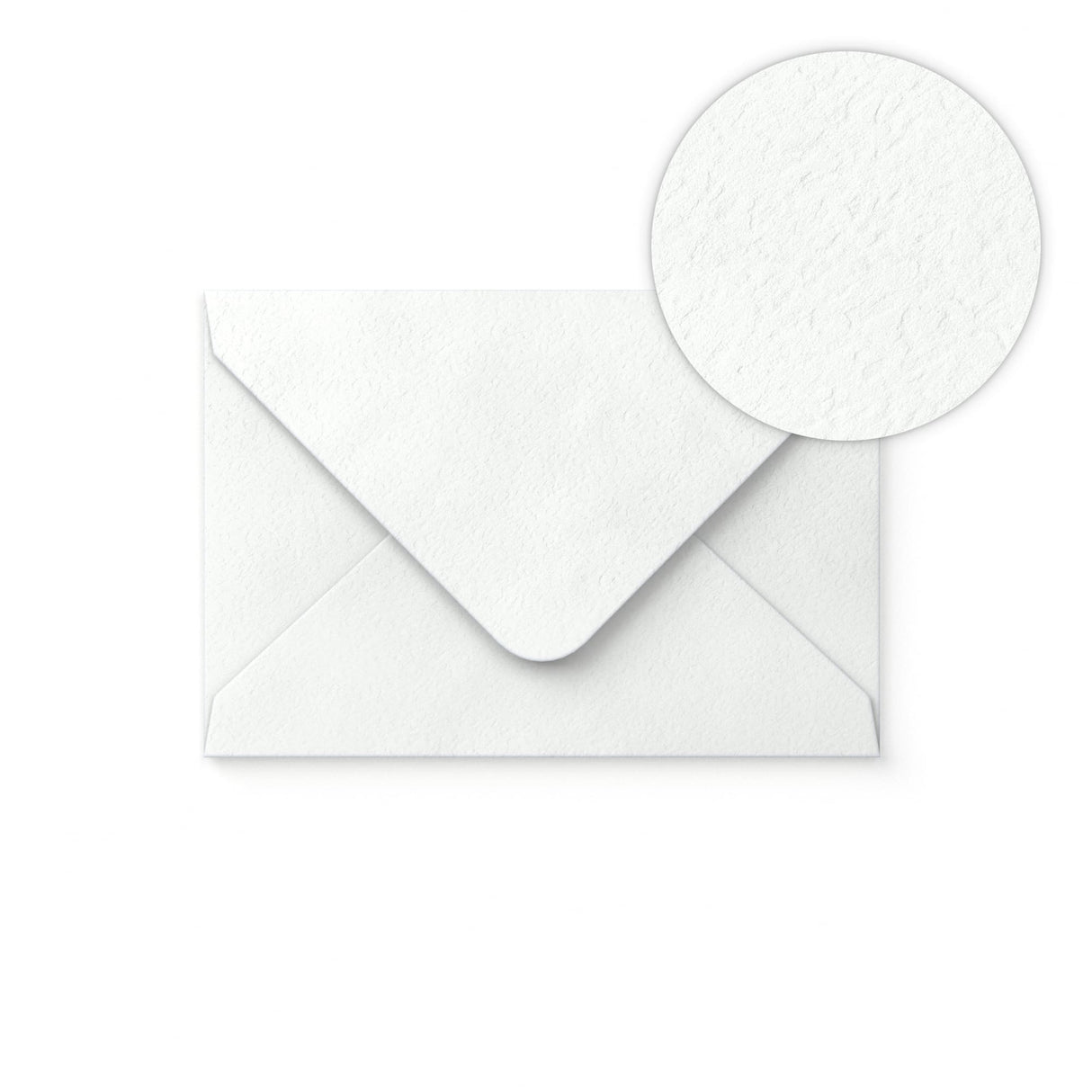 Envelope branco com efeito martelado 65x94 mm