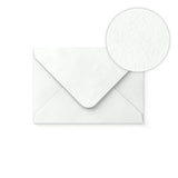 Envelope branco com efeito martelado 65x94 mm