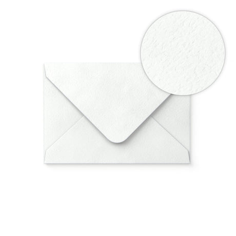 Envelope branco com efeito martelado 65x94 mm