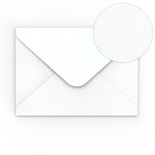 Envelope branco com efeito martelado 162x229 mm (C5)