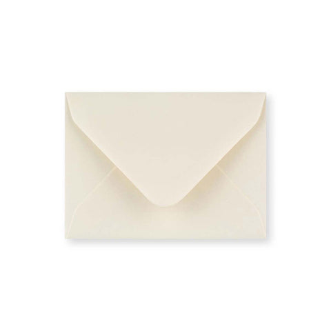 Ivory Wove Gummed V-Flap Greeting Card Envelope (70 x 100mm)