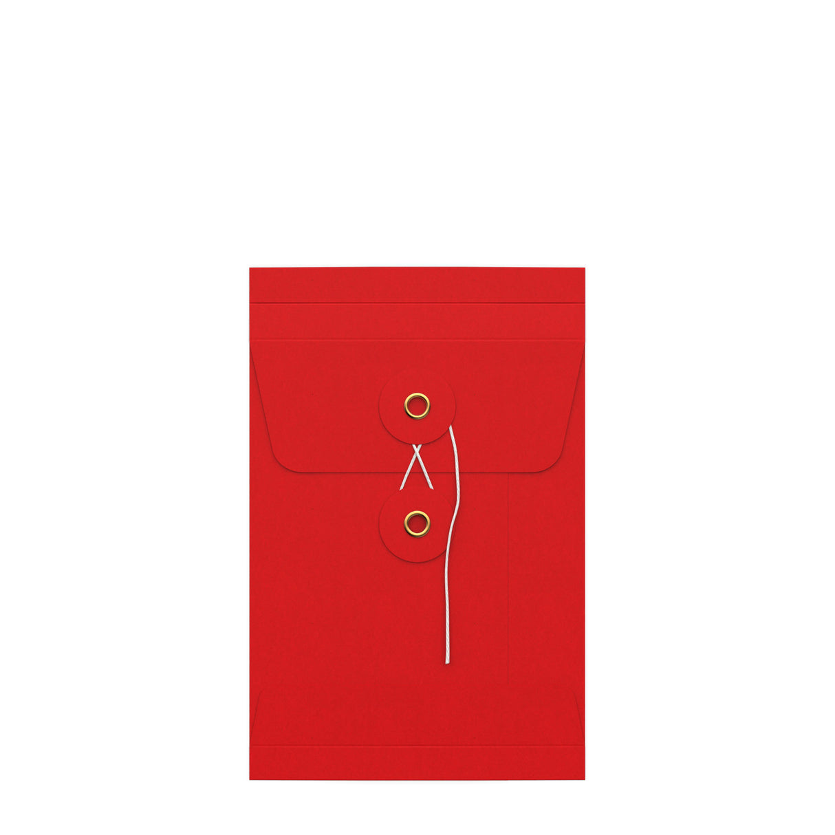 Envelopes com fecho de corda e arruela e reforço