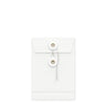 Coloured envelopes with string and washer closure White 162 x 114 mm (C6)