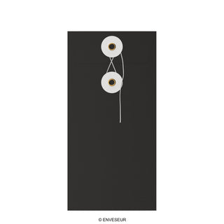 Envelopes com fecho de corda e arruela 