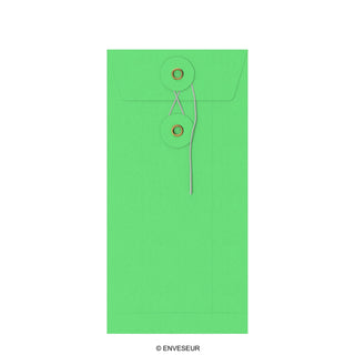 Envelopes com fecho de corda e arruela 