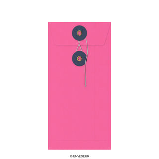 Envelopes com fecho de corda e arruela 