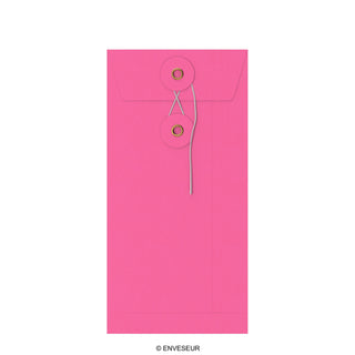 Envelopes com fecho de corda e arruela 