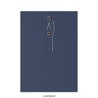 Envelopes com fecho de corda e arruela 