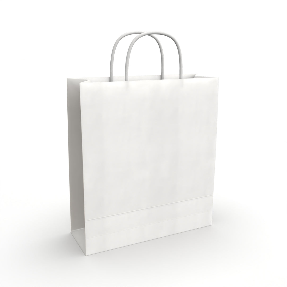 Sacos de papel com pegas torcidas
