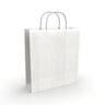 Sacos de papel com pegas torcidas