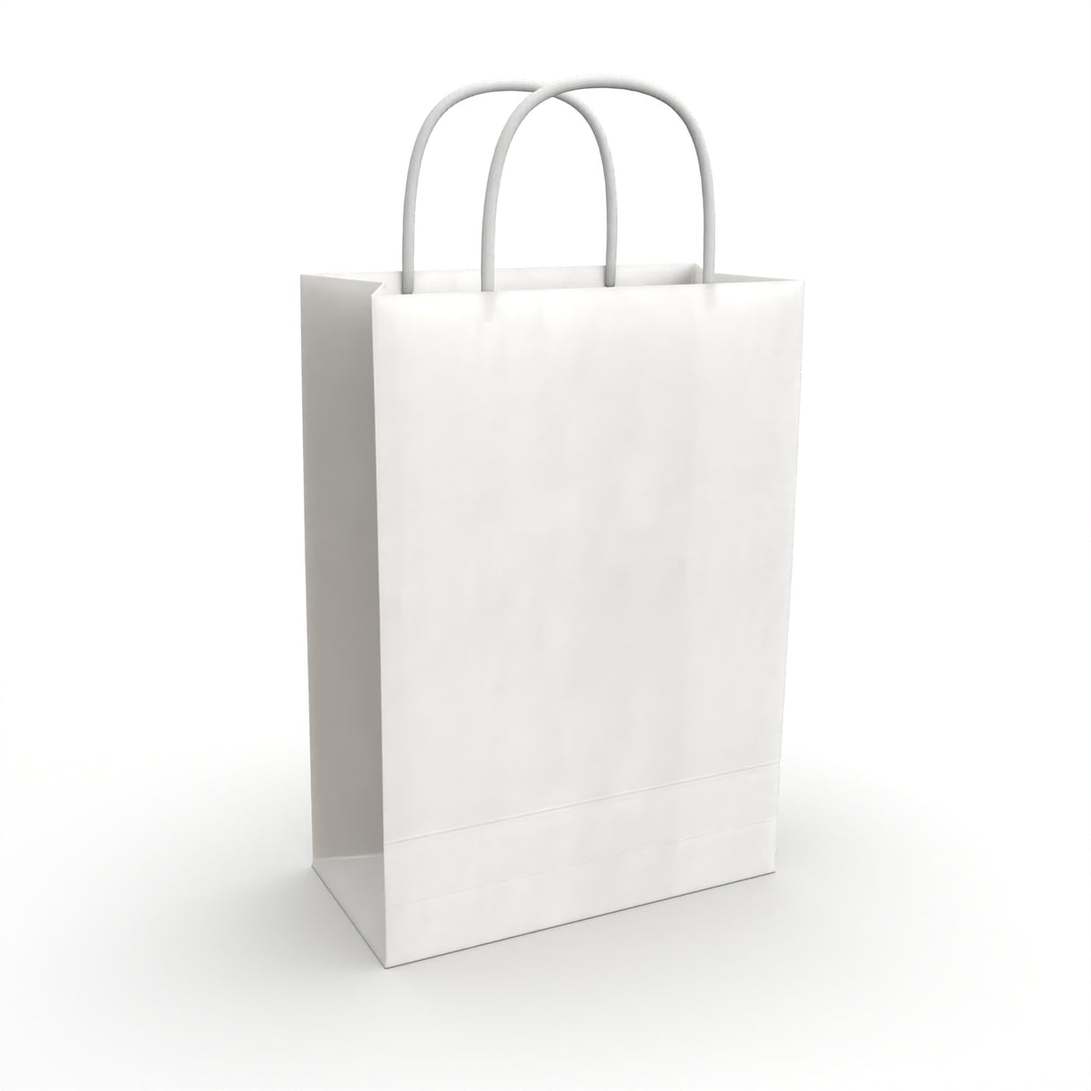 Sacos de papel com pegas torcidas