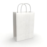 Sacos de papel com pegas torcidas