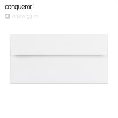 Envelope branco brilhante Conqueror 110x220 mm (DL)