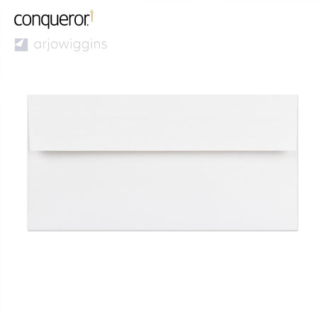 Envelope branco brilhante Conqueror 110x220 mm (DL)