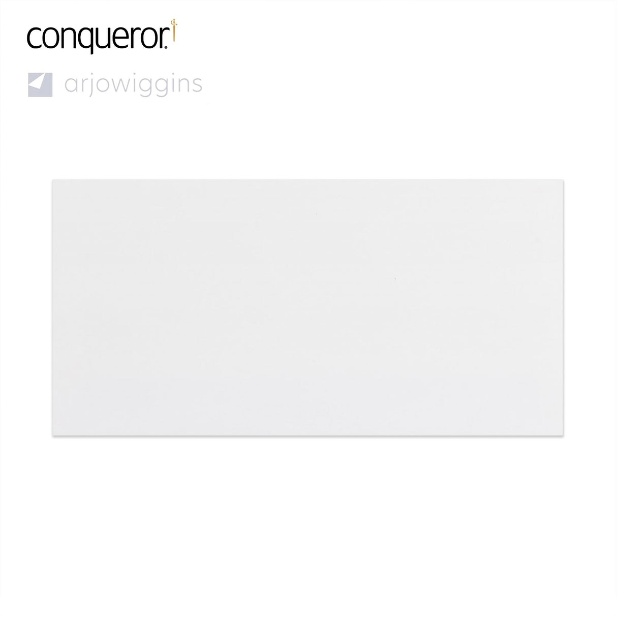 Envelope branco brilhante Conqueror 110x220 mm (DL)