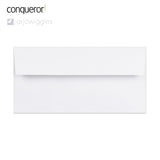 Envelope branco intenso vergê Conqueror 110x220 mm (DL)
