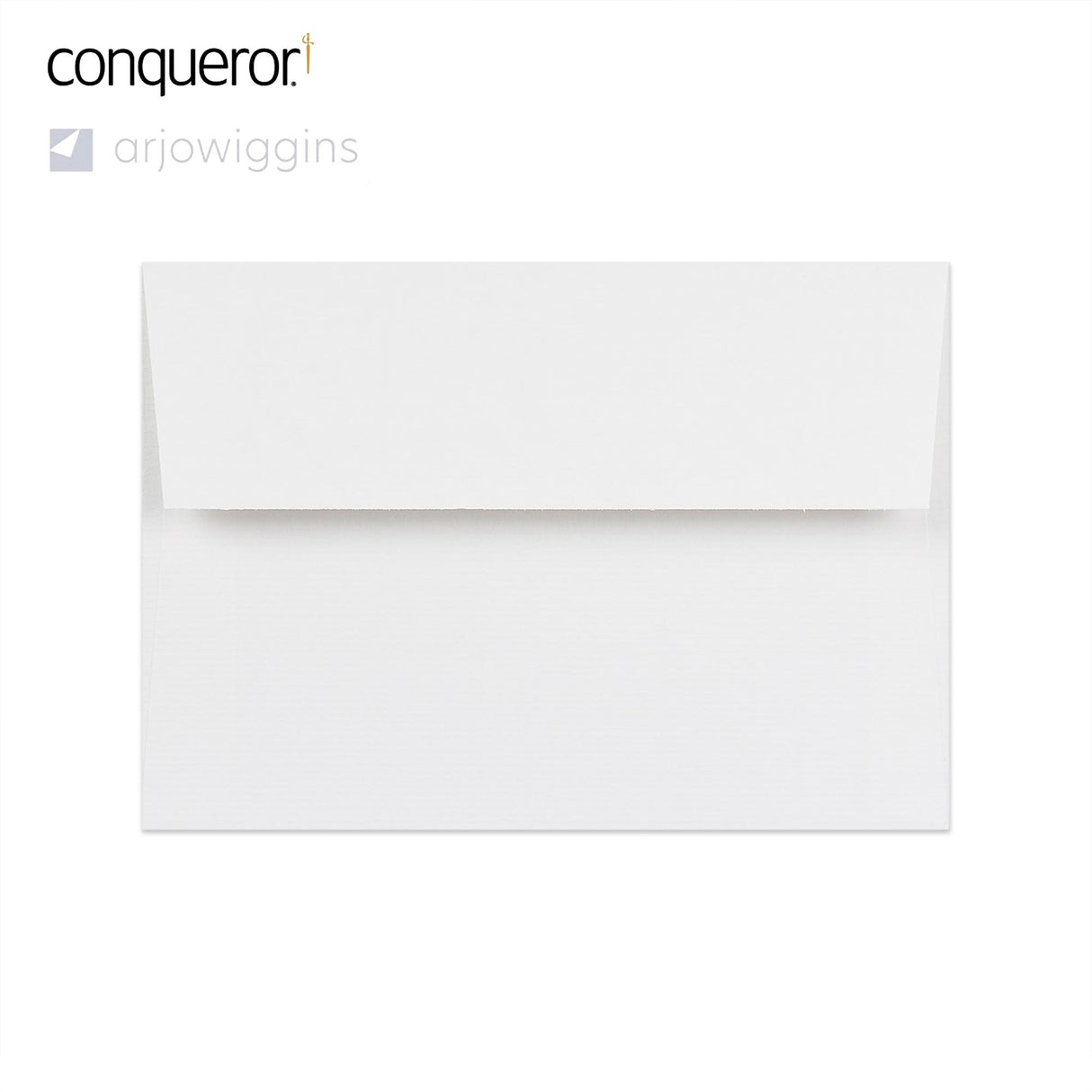 Envelope branco brilhante vergê Conqueror 114x162 mm (C6)