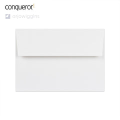 Envelope branco brilhante vergê Conqueror 114x162 mm (C6)