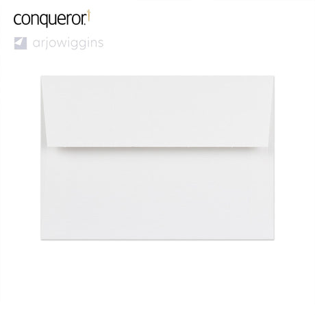 Envelope branco brilhante vergê Conqueror 114x162 mm (C6)