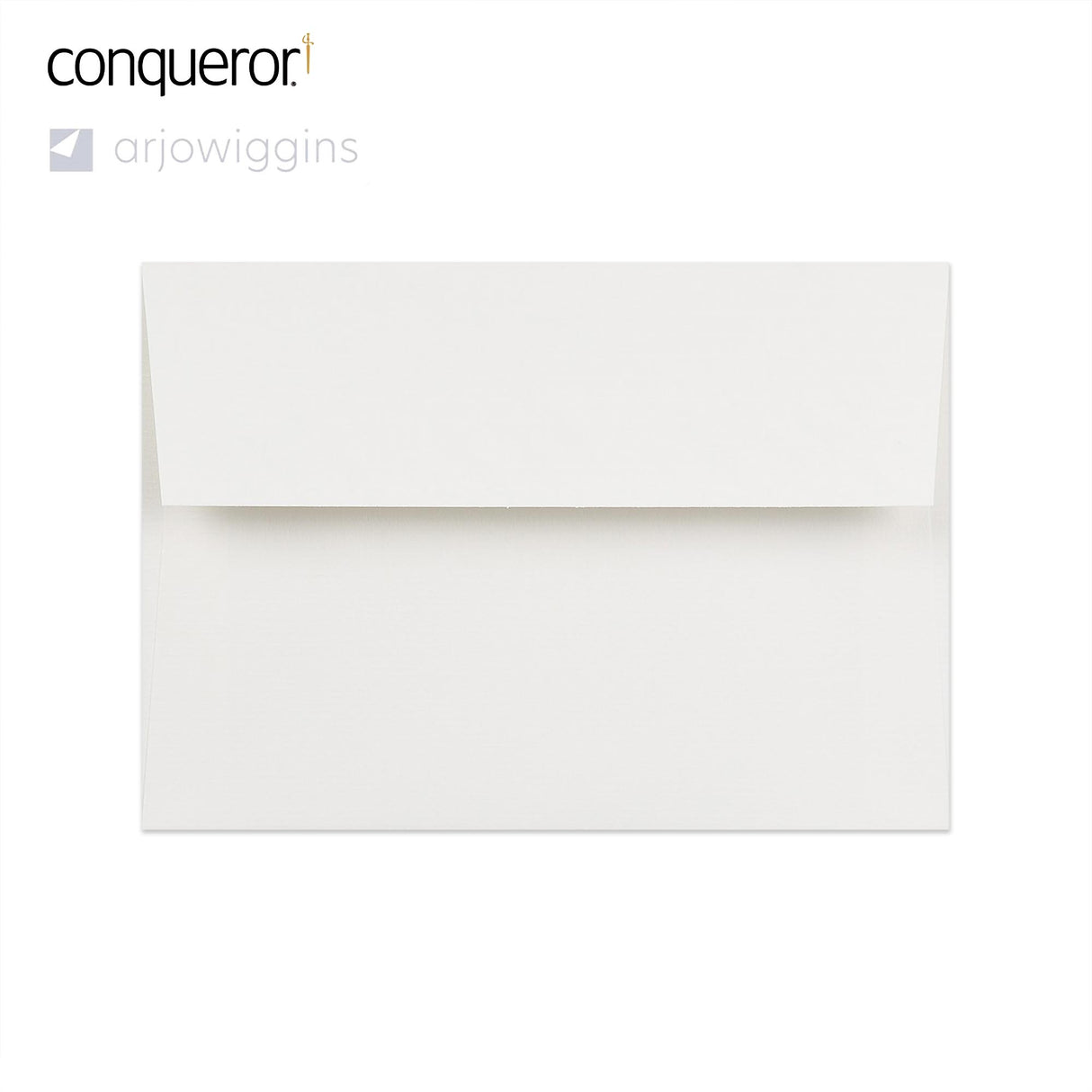 Envelope branco intenso vergê Conqueror 114x162 mm (C6)
