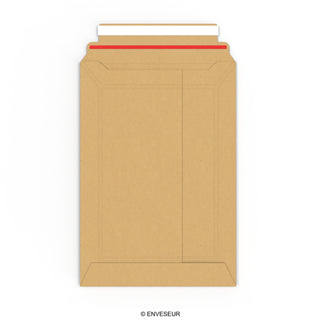 Envelope Rígido Manila em Cartão Canela Ondulado 285x200 mm
