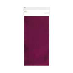 Matt Finish Foil Bags Bordeaux 220 x 110 mm (DL)
